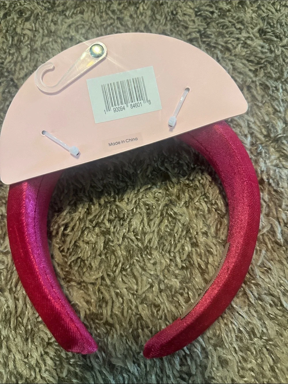 Juicy Couture Y2K Hot Pink Jeweled Headband NWT 8